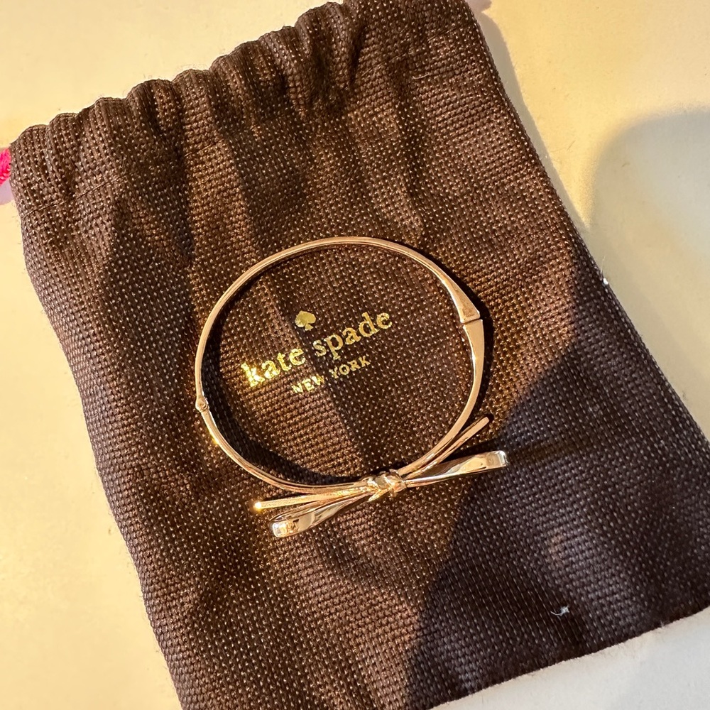 Kate Spade Rose Gold Bow Bracelet - Picture 4 of 4